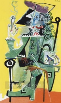 Mosquetero con pipa 4 1968 cubismo Pablo Picasso Pinturas al óleo